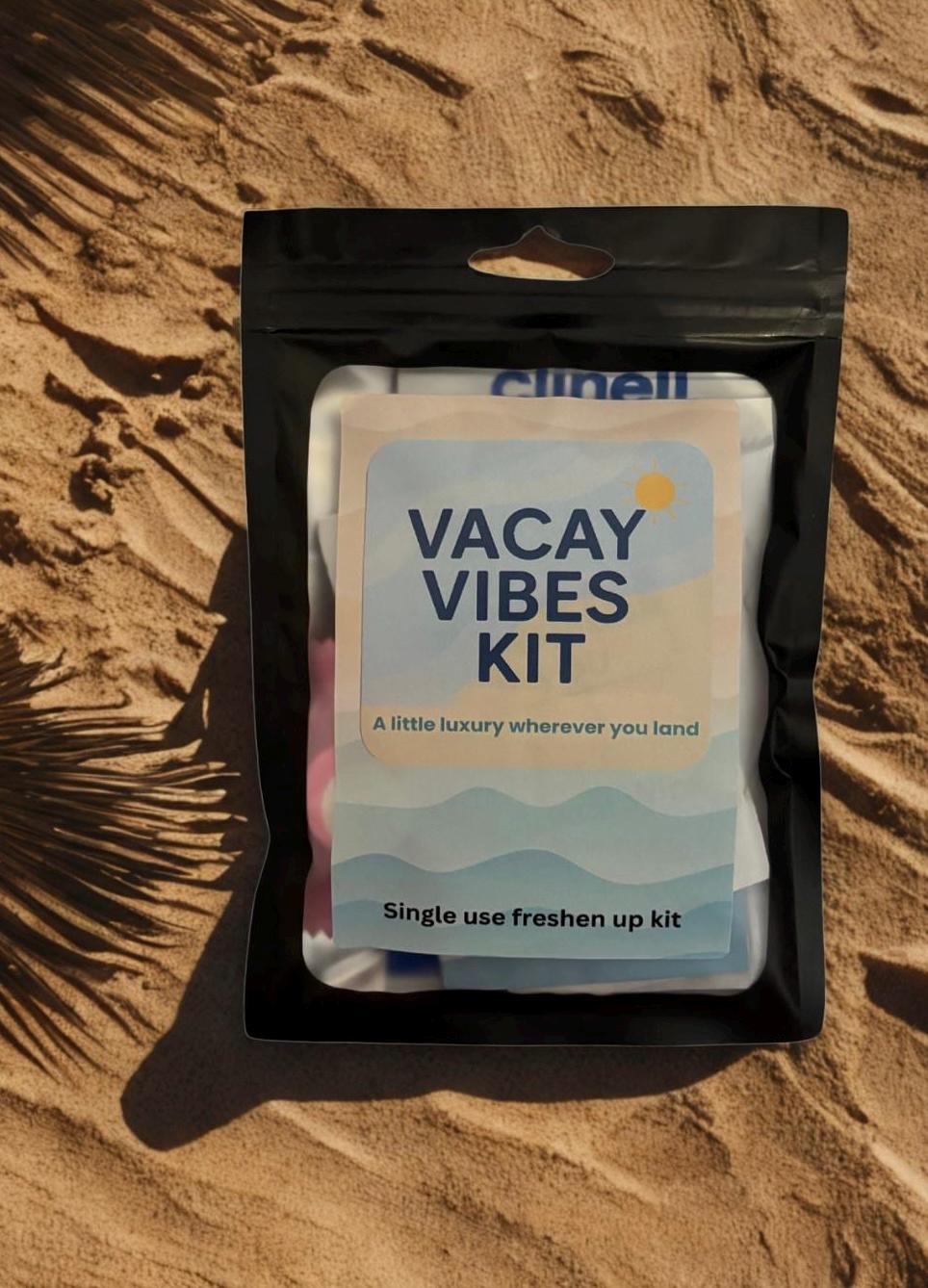 Travel Toiletry Kit – Holiday Hygiene Essentials | Mini Vacation Freshen-Up Pack for Flights & Getaways