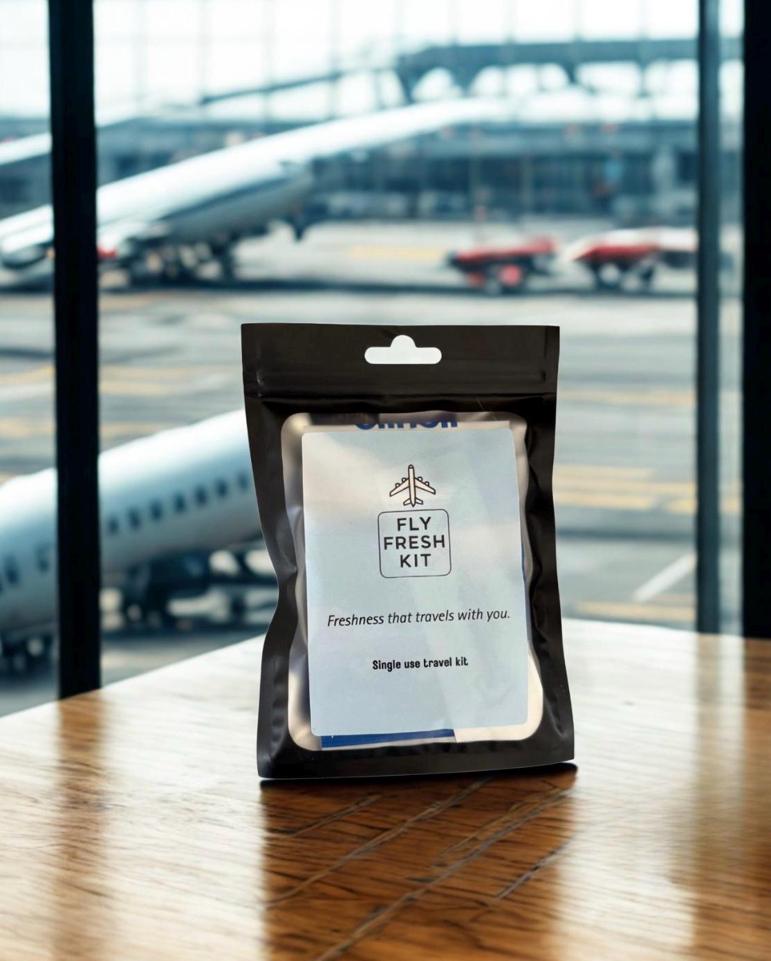 Airplane Travel Kit - Freshen-Up Pack - Compact Toiletry Kit for Flights, Travel & Daily Life - Travelling essentials