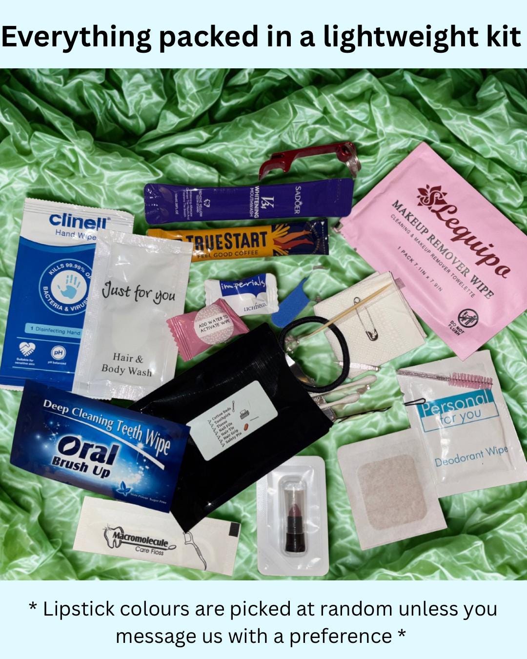 Emergency Baddie in a Bag Kit | Teen Girl Gift | Mini Essentials Survival Pack | Prom, Hen Party, Glow Up Kit | Self-Care Pouch