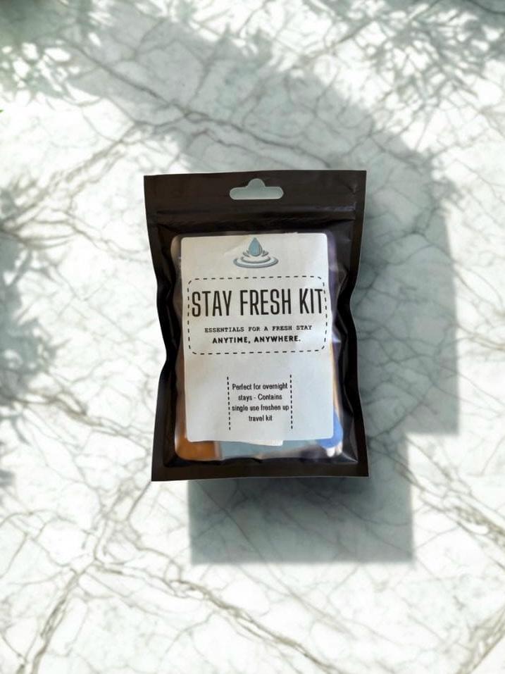 Travel Freshen-Up Kit: Single-Use Hygiene Essentials