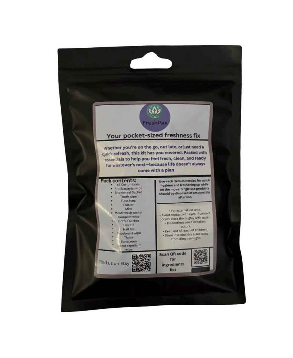 Camping Toiletry Kit: Freshen Up Essentials Travel Pack
