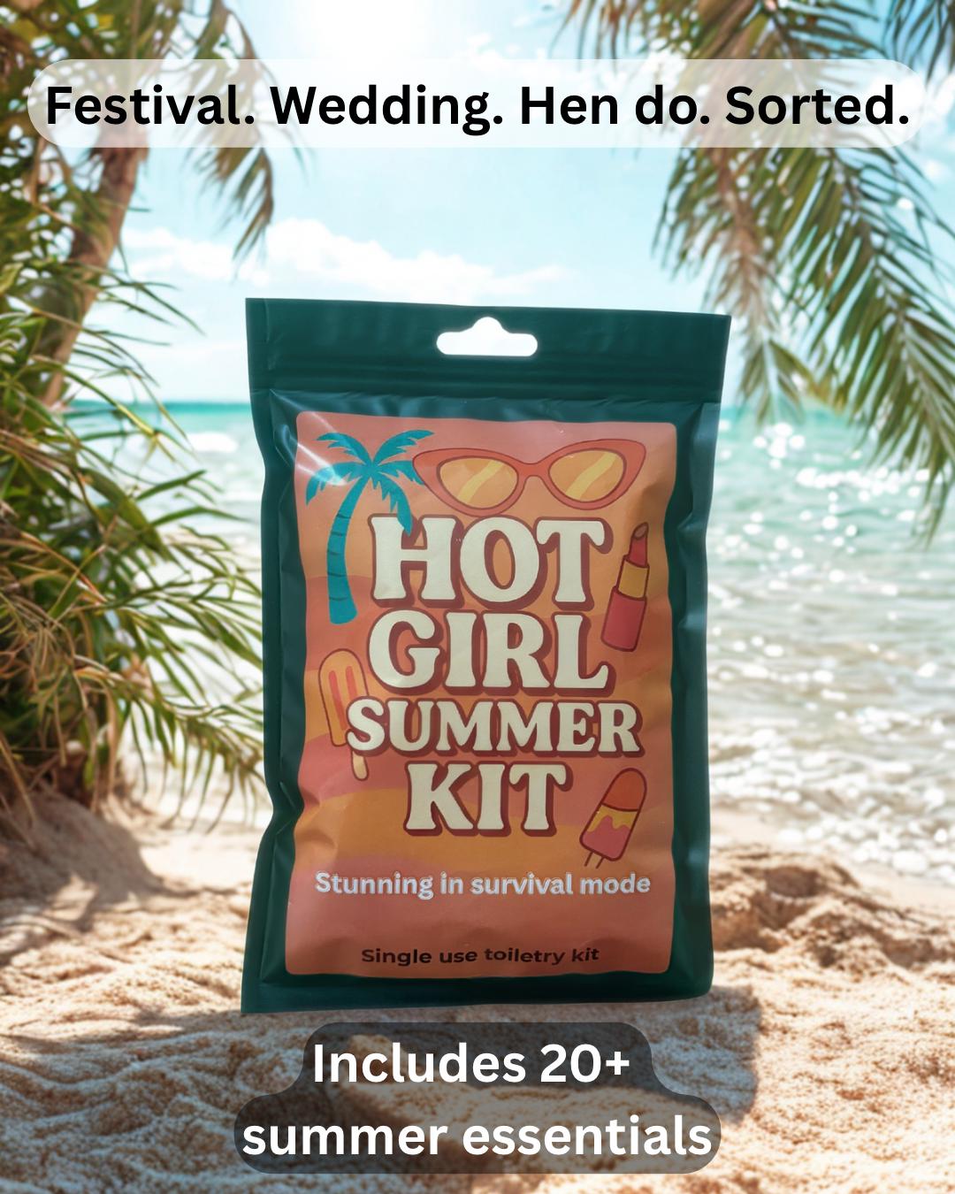 Hot Girl Summer Kit – Travel Freshen-Up Pack | Festival, Wedding, Hen Party & Night Out Essentials