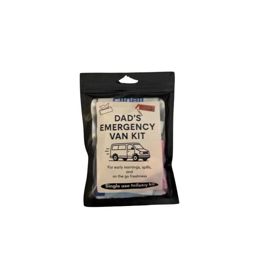 Dad's Van Emergency Kit: Funny Hygiene Pack for Road Trips