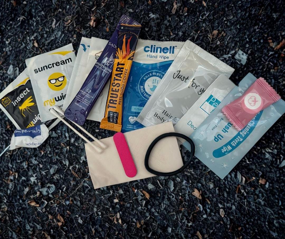Car Fresh Kit: Glovebox Emergency Toiletry Pack - Road Trip Essentials