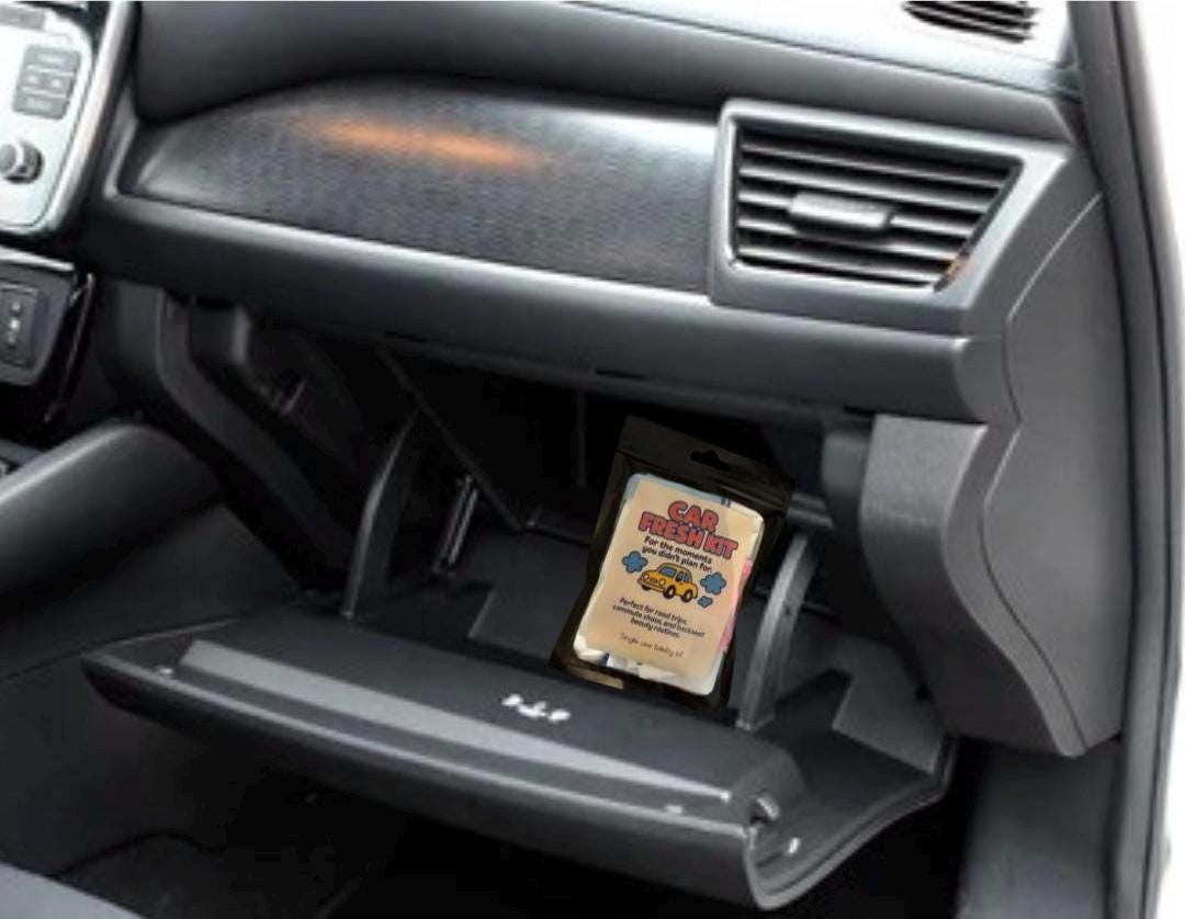 Car Fresh Kit: Glovebox Emergency Toiletry Pack - Road Trip Essentials