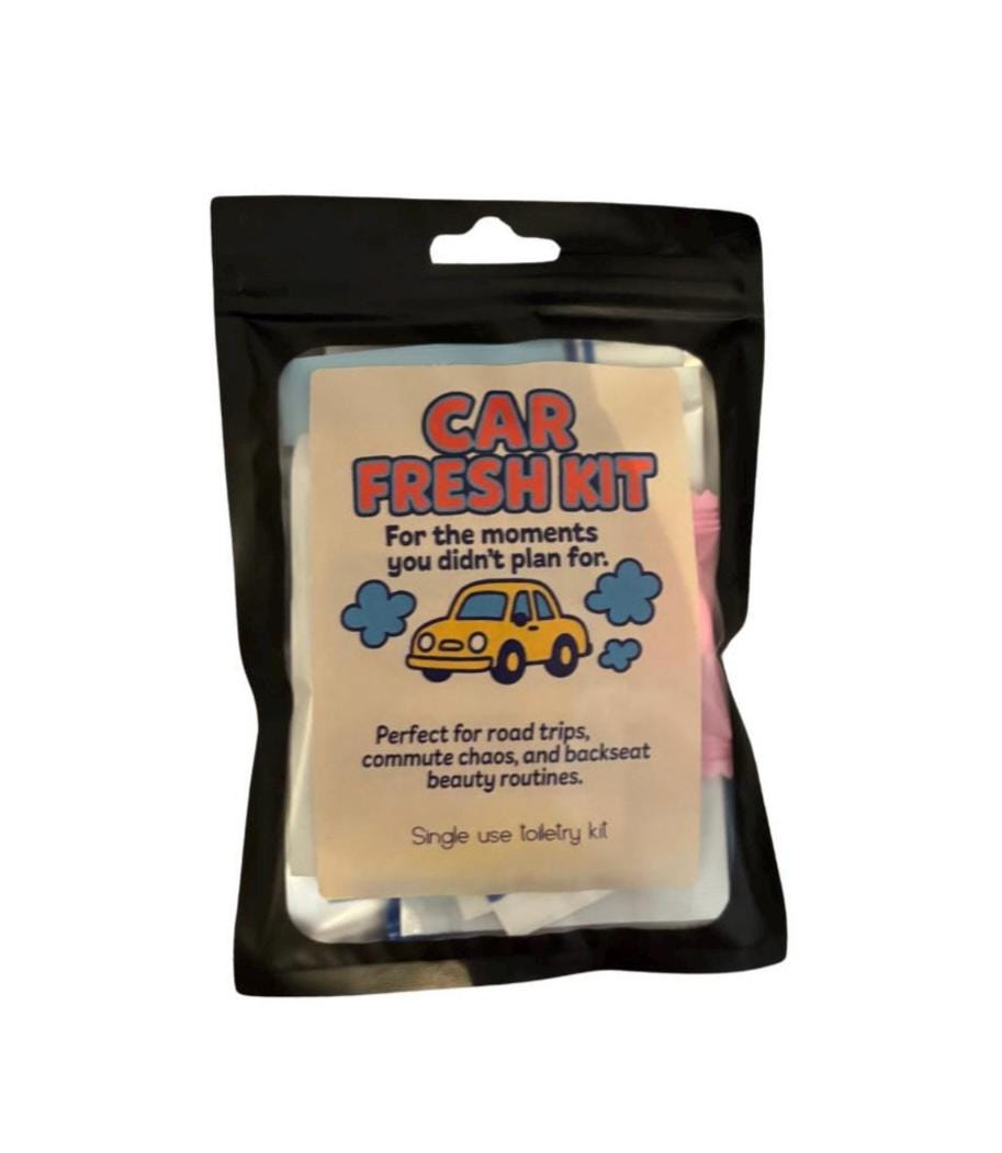 Car Fresh Kit: Glovebox Emergency Toiletry Pack - Road Trip Essentials