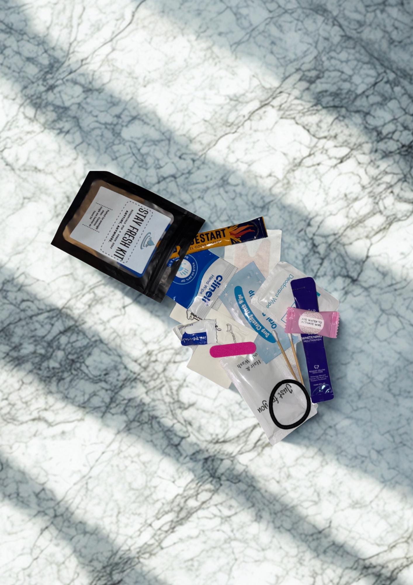 Travel Freshen-Up Kit: Single-Use Hygiene Essentials
