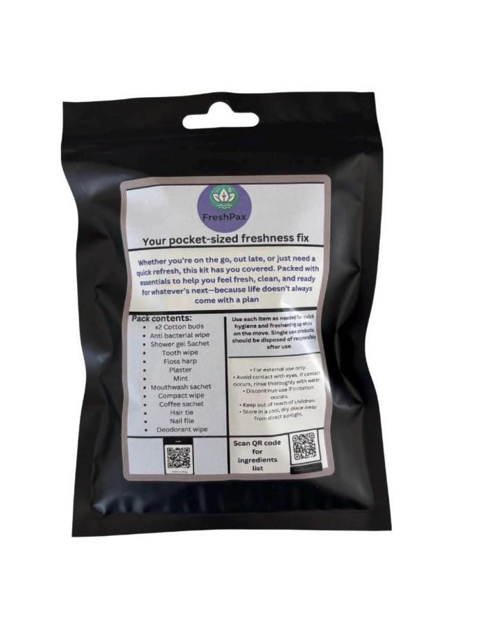 Travel Freshen-Up Kit: Single-Use Hygiene Essentials