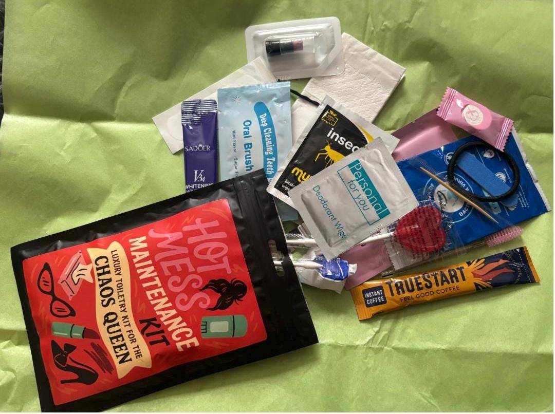 Self care survival Kit: Emergency Toiletry Gift Set